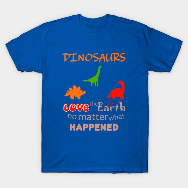 Dinosaur World T-Shirt by Proway Design